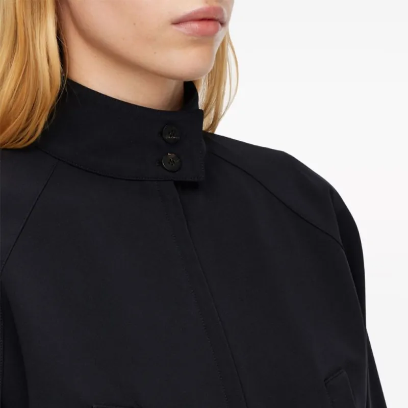 Ferragamo Cropped Zipped Bomber Jacket-4