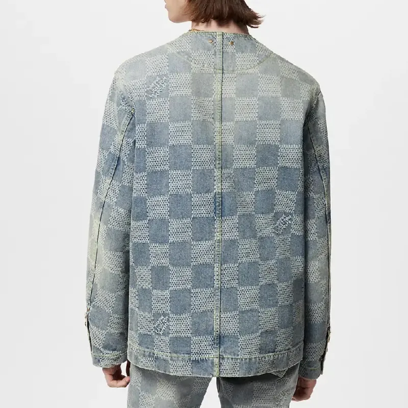 LOUIS VUITTON Damier Denim Chic Jacket-2