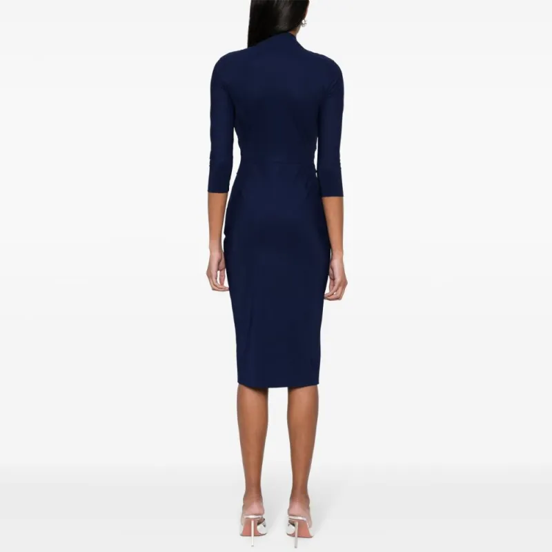 CHIARA BONI La Petite Robe SS24 Long-Sleeved Dresses Women's Navy-2