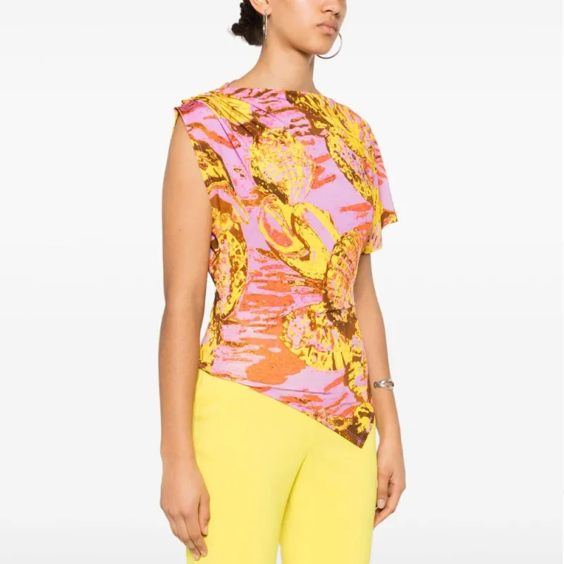 PINKO Graphic Printed Top-2