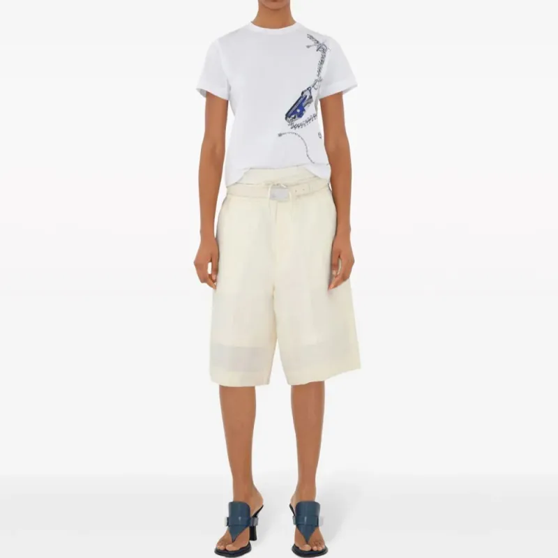 Burberry Knight Printed Crewneck T Shirt-2