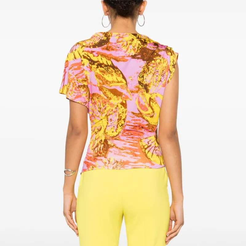 PINKO Graphic Printed Top-1