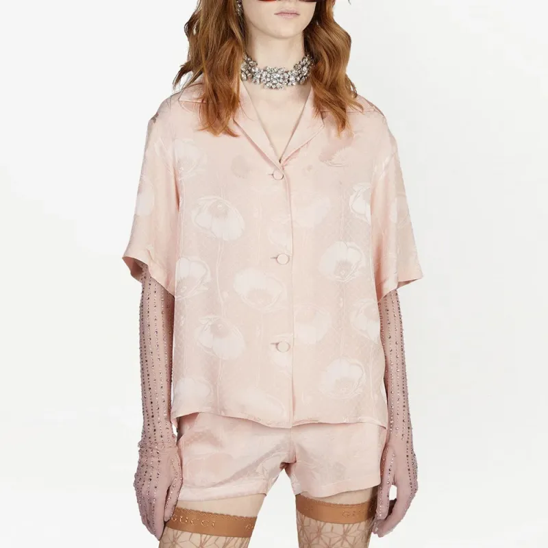 GUCCI Silk jacquard Shirt-1