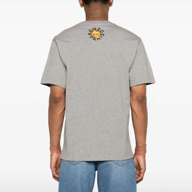 KENZO Maxi Logo Printed Crewneck T Shirt-2