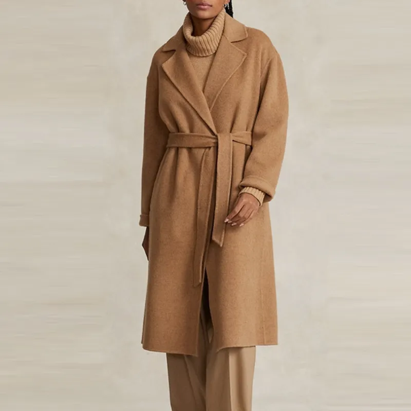Polo Ralph Lauren FW23 Coats Women's Brown-1