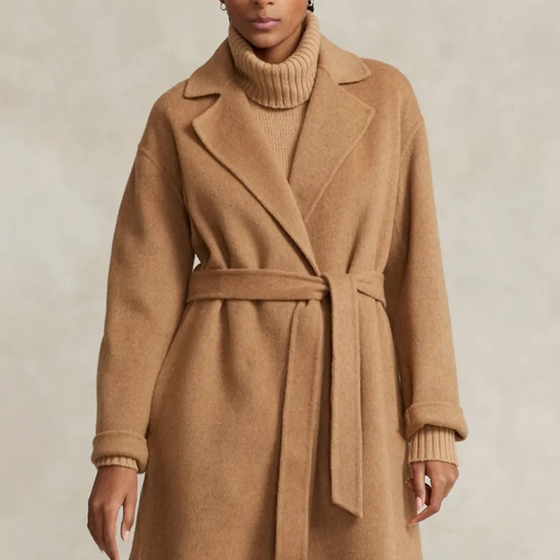 Polo Ralph Lauren FW23 Coats Women's Brown-3