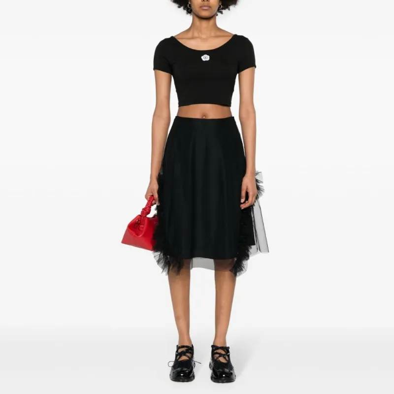 KENZO Boke Flower Cropped T shirt-3