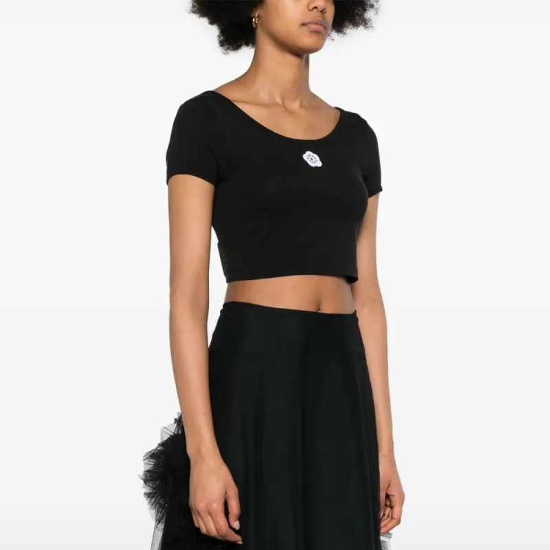 KENZO Boke Flower Cropped T shirt-2