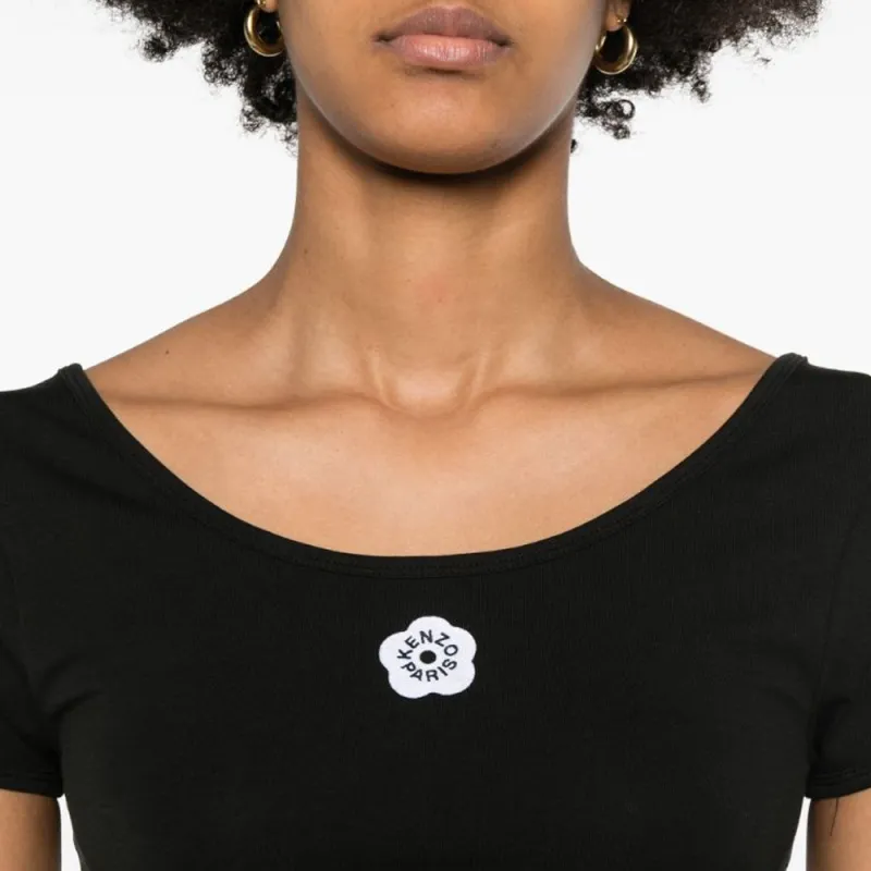 KENZO Boke Flower Cropped T shirt-4