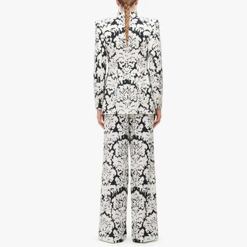Alexander McQueen Floral Printed Trousers-2