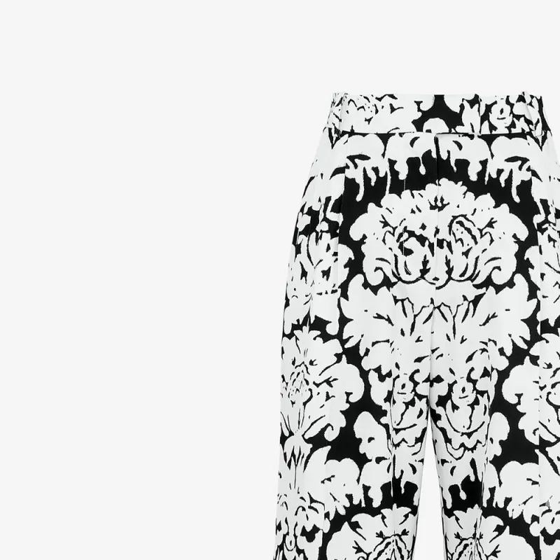 Alexander McQueen Floral Printed Trousers-5