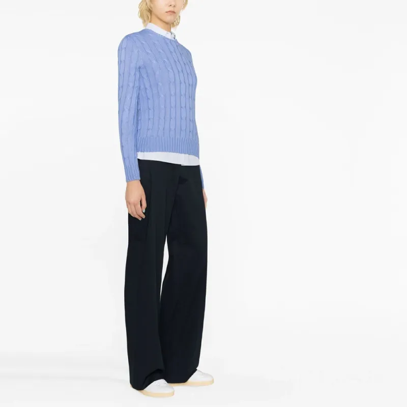 Polo Ralph Lauren Julianna Long Sleeve Pullover Blue-3