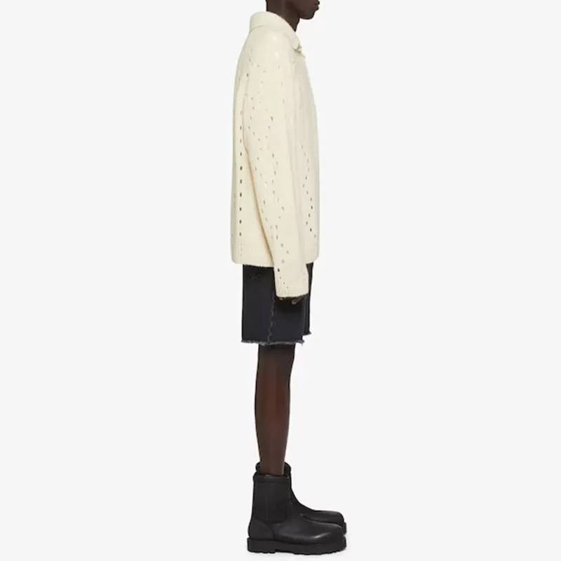 Givenchy Ribbed Collar Knit Sweater-3