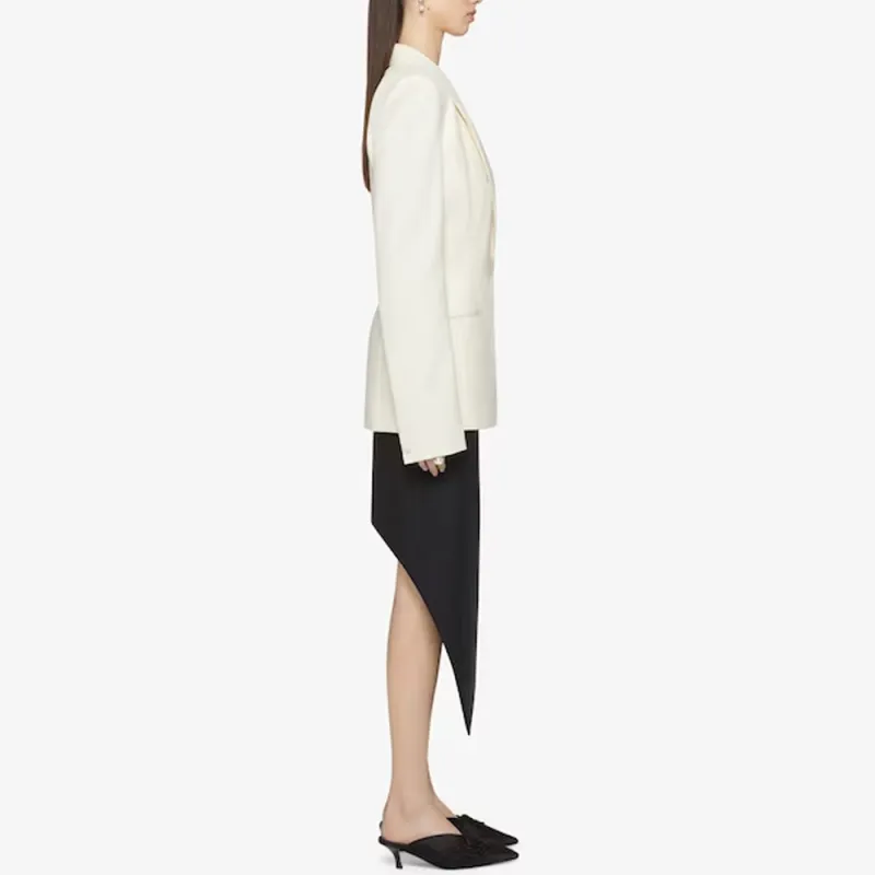 Givenchy Asymmetric Tailored Pencil Skirt-2