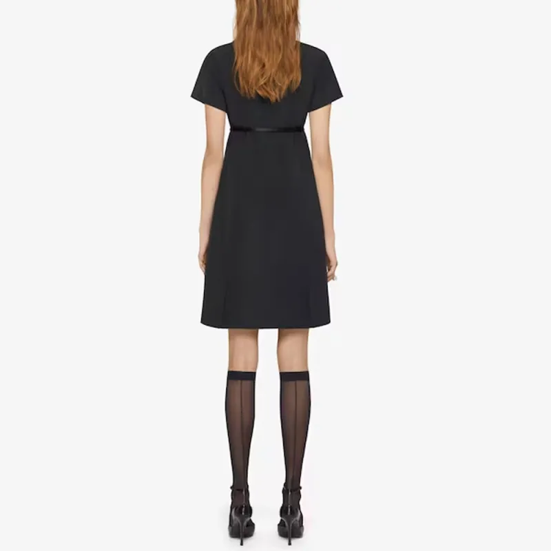 Givenchy Voyou Short Sleeved Midi Dress-1