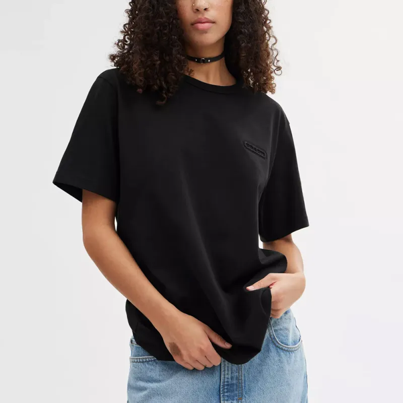 COACH T Shirts Unisex Black-3