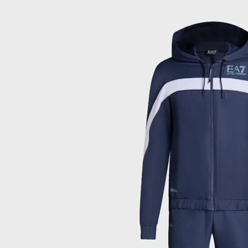 EMPORIO ARMANI EA7 SS24 Casual Sportswear Men's Navy Blue-6