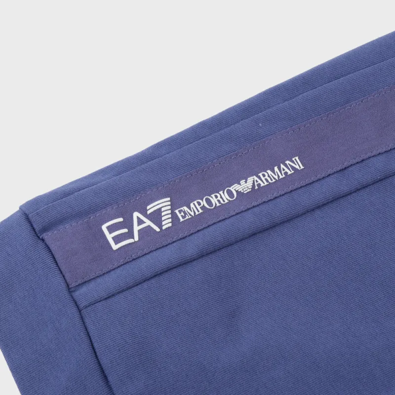 EMPORIO ARMANI EA7 SS24 Polo Shirt Men's Royal Blue-4