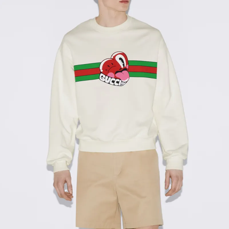 GUCCI SS24 Sweatshirt Men's Ecru-1