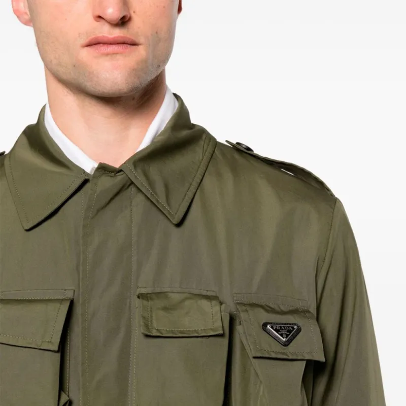 PRADA SS24 Jackets & Coats Men's Green-4