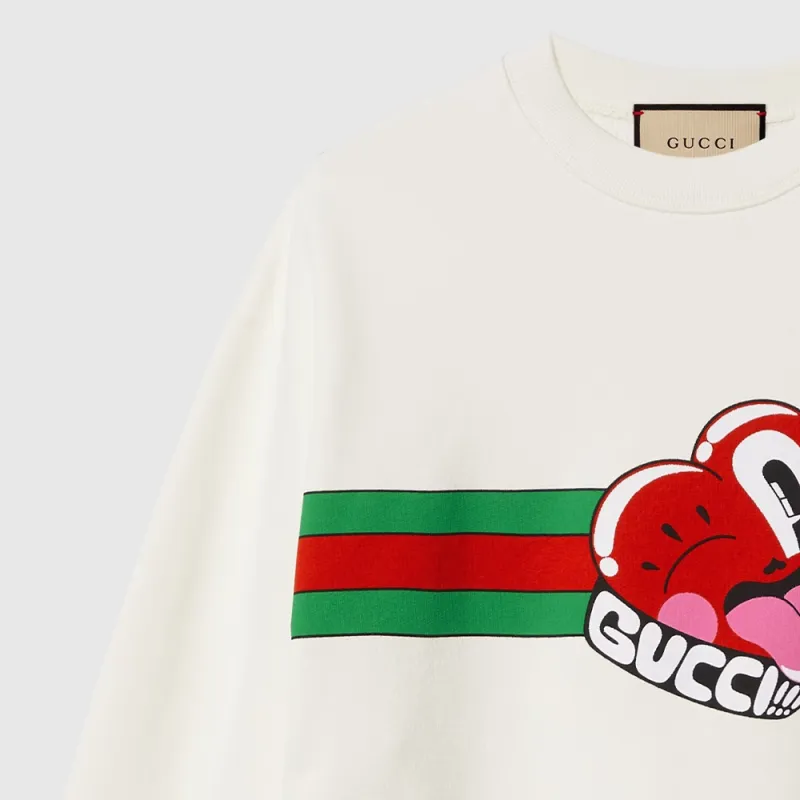 GUCCI SS24 Sweatshirt Men's Ecru-4