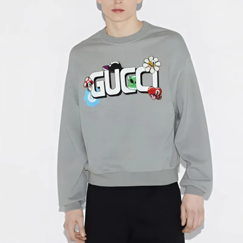 GUCCI SS24 Sweatshirt Men's Gray-1