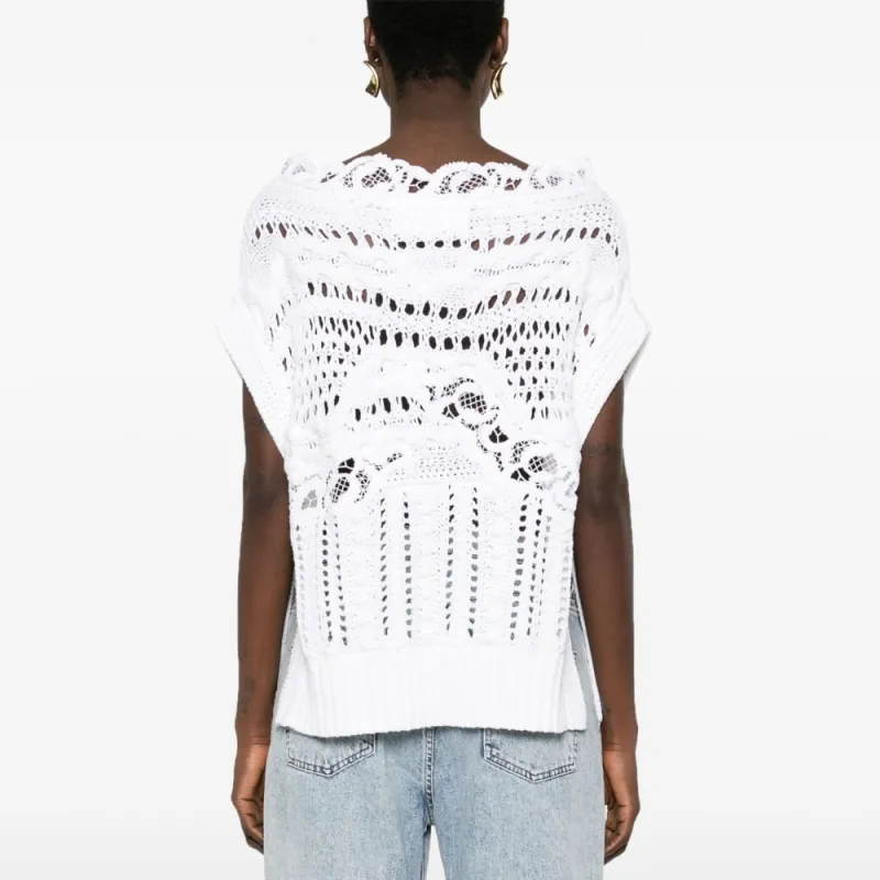ERMANNO SCERVINO SS24 Knitwear Women's White-2