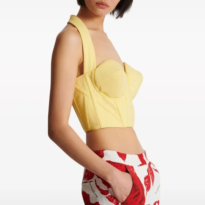 BALMAIN Halterneck Corset Top-4