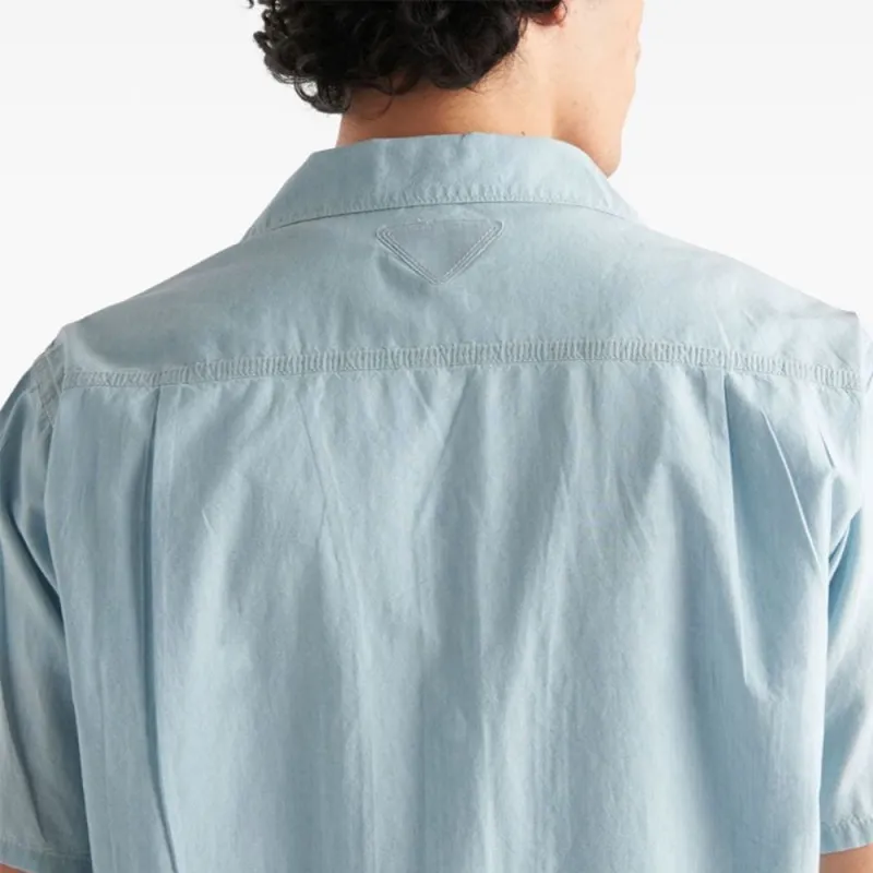 PRADA Short Sleeved Button Up Shirt-4