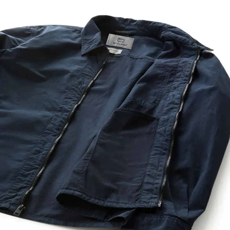 WOOLRICH Zip Up Long Sleeved Overshirt-1