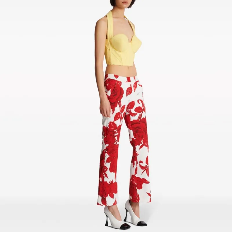 BALMAIN Halterneck Corset Top-3