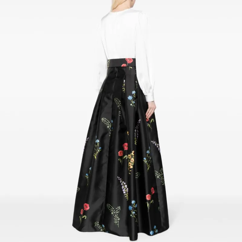 Sachin & Babi Zoe Colour block Gown-2