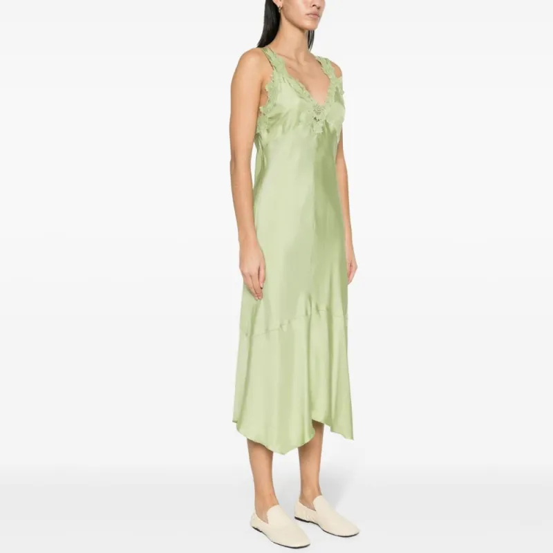 Dorothee Schumacher Lace appliqué Camisole Silk Dress-3