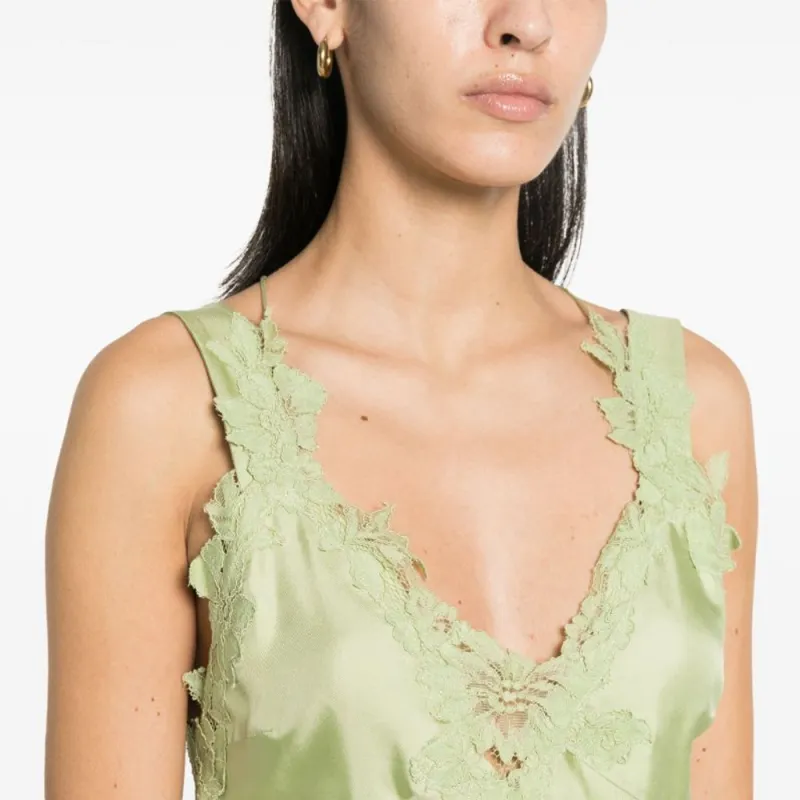 Dorothee Schumacher Lace appliqué Camisole Silk Dress-4