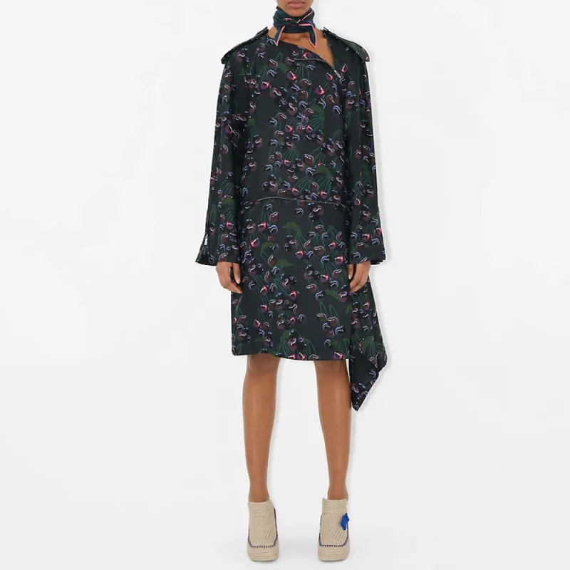 Burberry Cherry-print Cotton Mini Dress-3