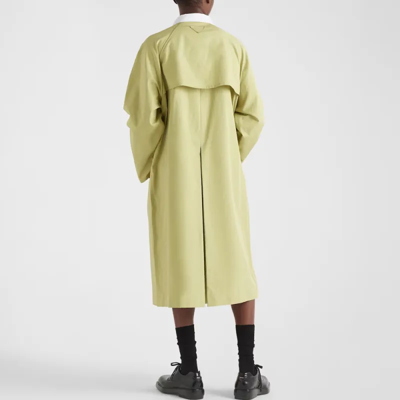 PRADA Trench Coat Men's Light Grass Green-2