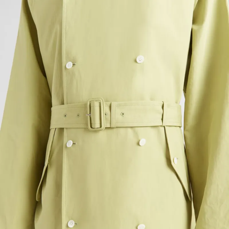 PRADA Trench Coat Men's Light Grass Green-3