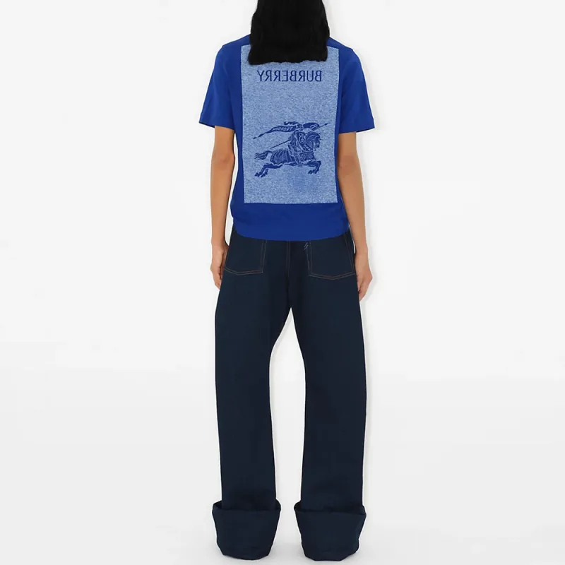 Burberry Equestrian Knight Cotton T shirt-4