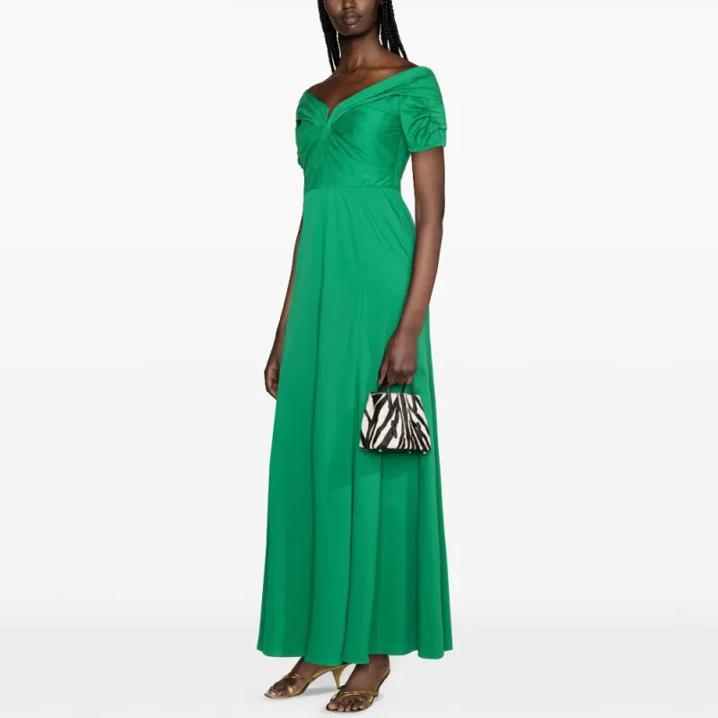DVF Diane Von Furstenberg Laurie Ruched Off-Shoulder Dress-3