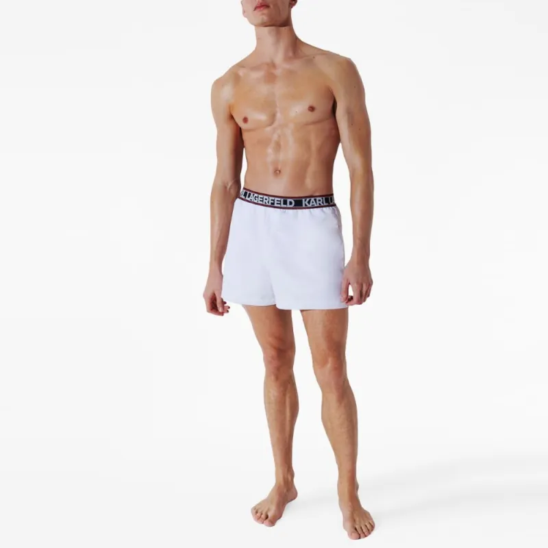 KARL LAGERFELD / Karl Lagerfeld Jeans Essential Logo print Swim Shorts-1