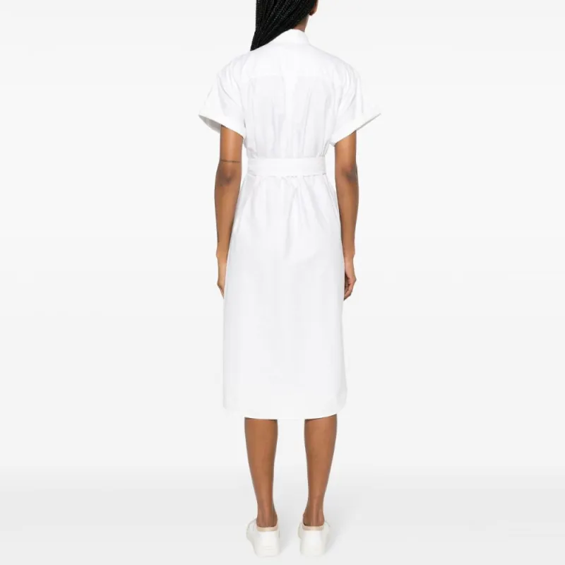 Polo Ralph Lauren SS24 Short Sleeved Dress Women's White-1