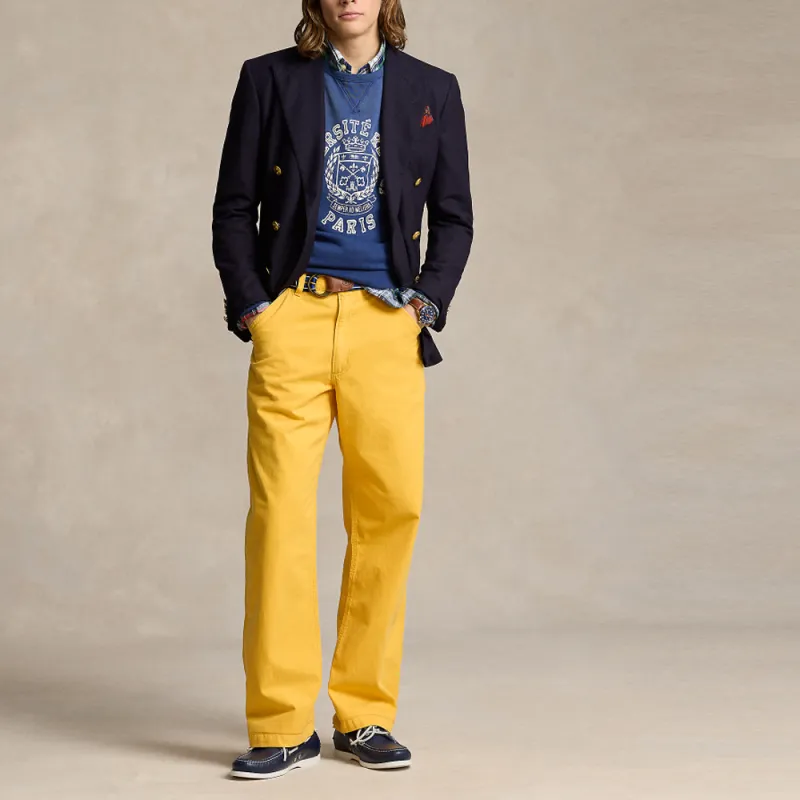 Polo Ralph Lauren SS24 Casual Pants Men's Yellow-2