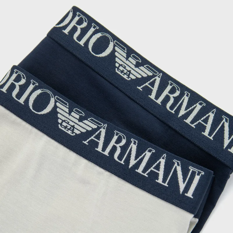 EMPORIO ARMANI Logo waistband Boxers Pack Of Two-3
