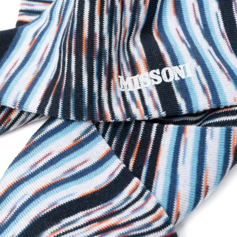 MISSONI SS24 Mid-Calf Socks Men's 1 Pack Multicolor-1