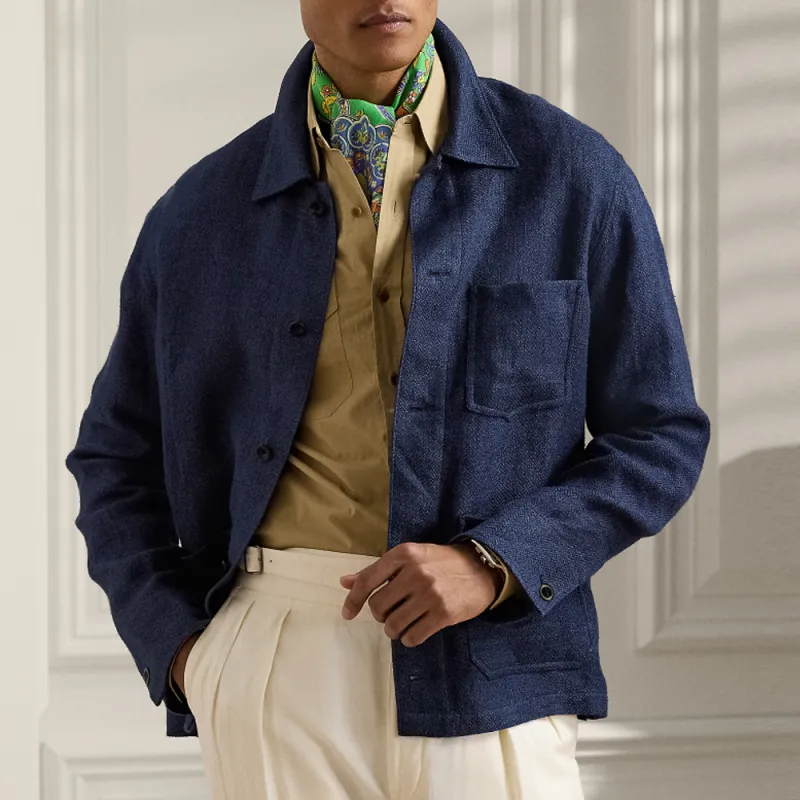 Ralph Lauren Herringbone Single-breasted Jacket-2
