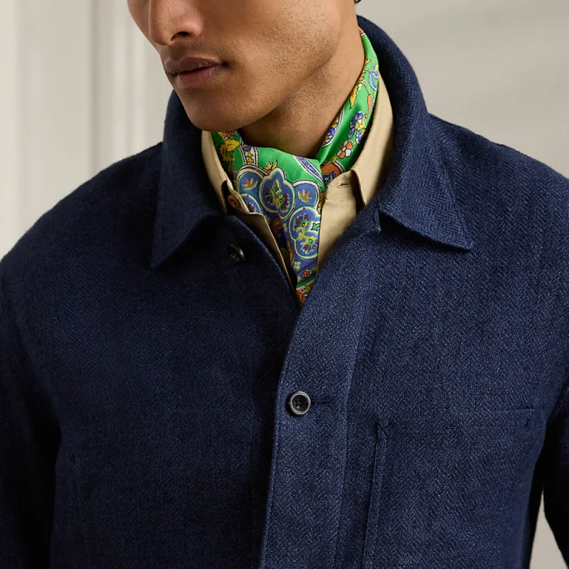 Ralph Lauren Herringbone Single-breasted Jacket-5