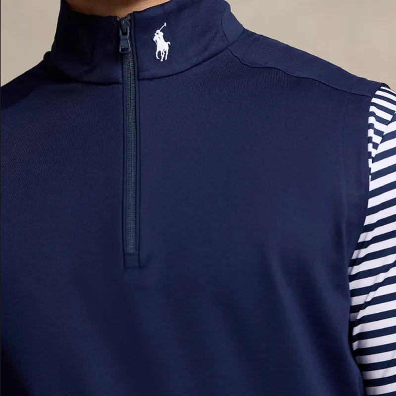 Ralph Lauren SS24 Vest Men's Elegant Dark Blue-4