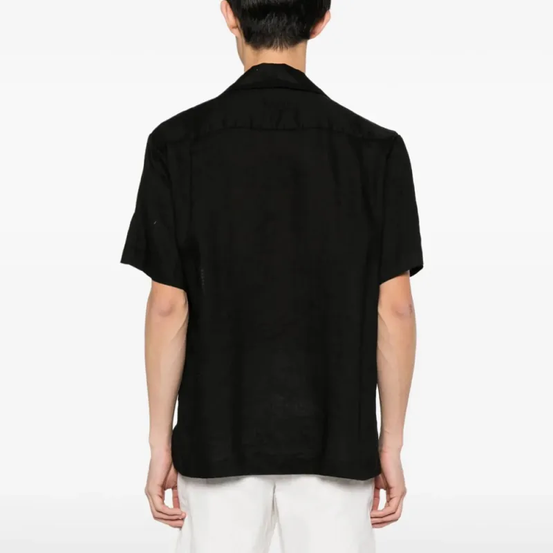 P.A.R.O.S.H. Floral-embroidery Linen Shirt-4