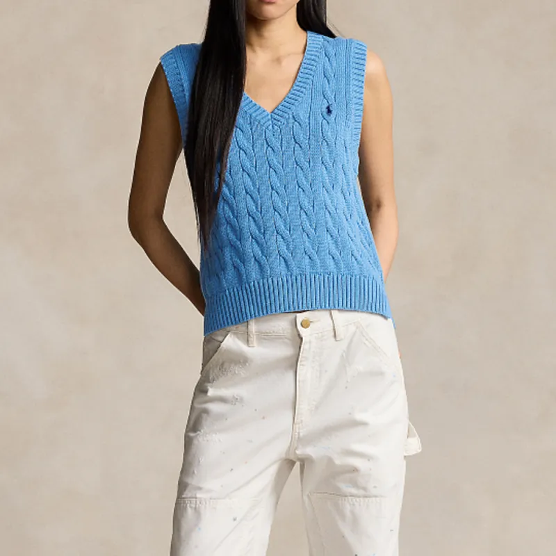 Polo Ralph Lauren SS24 Knitwear Women's Blue-9