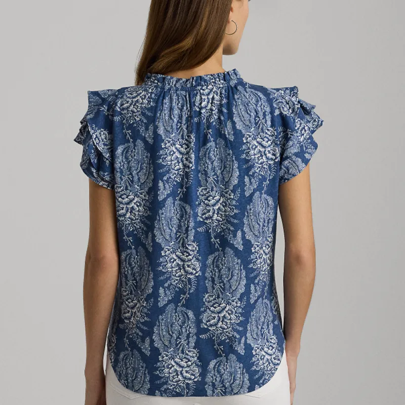 Polo Ralph Lauren SS24 T Shirt Women's Blue-2